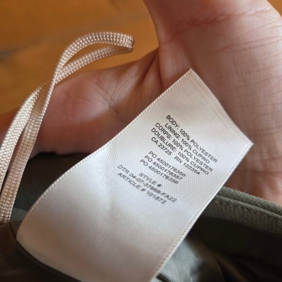 Aritzia Wilfred Tai Mini Skirt Sage Green Button Front 6 High Waisted Pastel - Picture 6 of 6